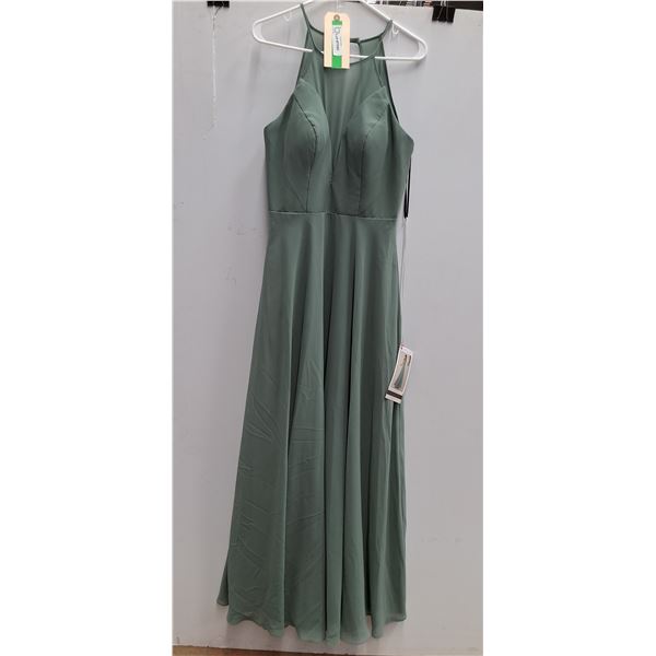 * Sorella Vita Green Prom/Formal Dress - Size 12