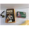 Image 3 : Elvis Presley Book, Cameco Flashlight, Macdonald Export A Case and Miniature Airplane Parts