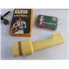 Image 4 : Elvis Presley Book, Cameco Flashlight, Macdonald Export A Case and Miniature Airplane Parts