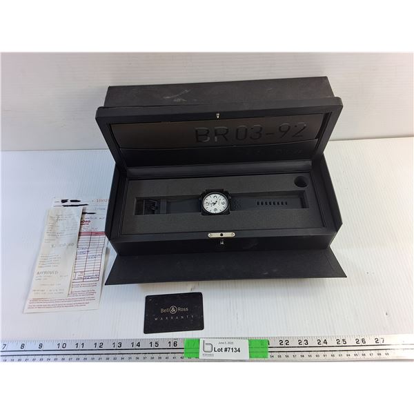 ^Bell & Ross Automatic Limited Edition Watch - Tested, Retail Value $4850, Cannot Authenticate
