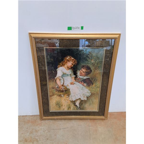 Framed Morgan's Sweethearts Art Print 33" x 26"