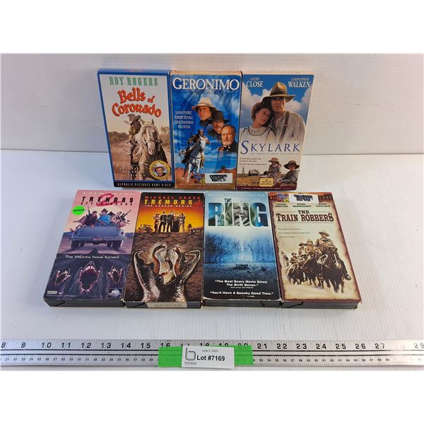 Various VHS Movies - Bells of Cororado, Sky Lark and The Ring
