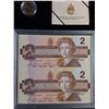 Image 3 : The 1996 Proof $2 Piedfort and Bank Notes Set