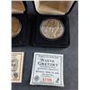 Image 3 : (2) Wayne Gretzky Medallions with Certificates of Authenticity