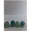 Image 4 : (10) Glass Telephone Insulators