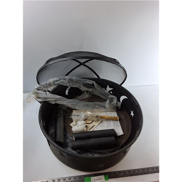 Metal Fire Pit - 22'' x 11'' CANNOT SHIP