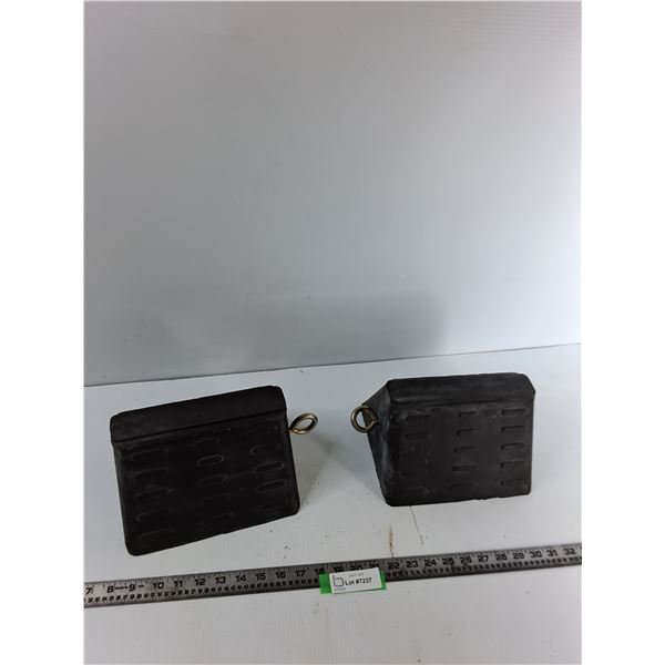 (2) Wheel Chocks