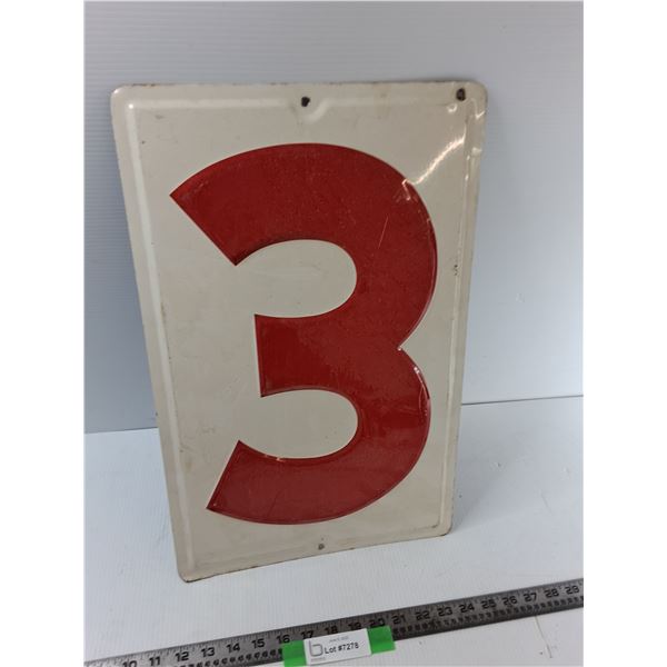 Metal Road Sign - 13'' x 20''