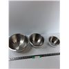 Image 1 : (3) Stainless Steel Bowls