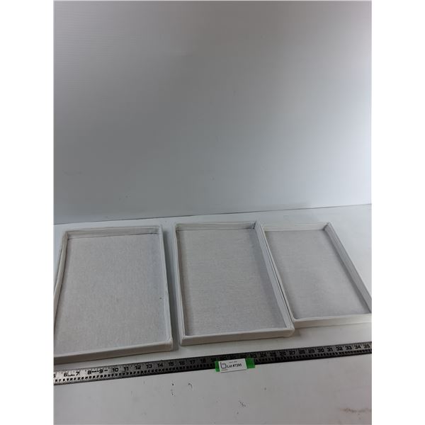(3) Fabric Trays