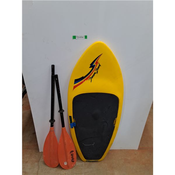 *Knee Board 53'' Long, Kayak Paddles - CANNOT SHIP