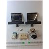Image 1 : (2) Portable DVD Players- Untested, Pyrotenax Switch, (2) Wall Outlets, Misc.