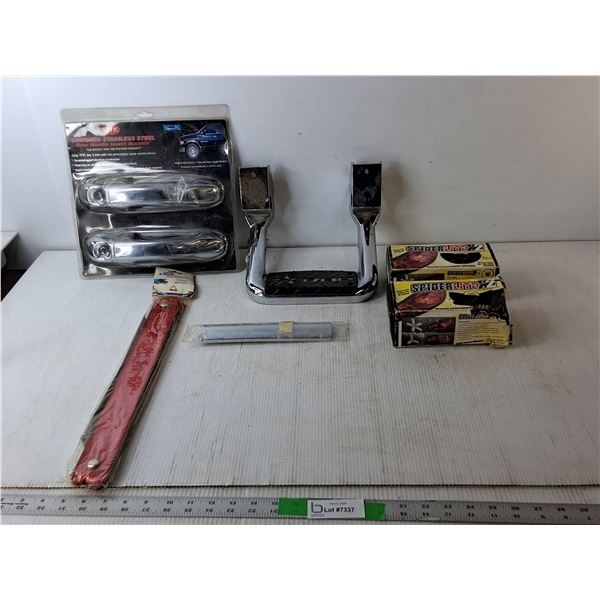 RBP Truck Step, (2) Spider Lites, Warning Triangle, Misc.