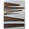 Image 2 : (6) Vintage Hand Saws Up to 32.5" Long- Cannot Ship