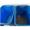 Image 2 : *(2) Rubbermaid Plastic Storage Totes  16.5" Tall x 21" Long x 15" Wide  - CANNOT SHIP