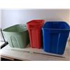 Image 1 : *(3) Plastic Totes, Up to 18.5" Tall, 24" Long, 19.5" Wide, Cannot Ship