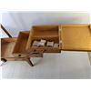 Image 2 : Wooden Sewing Storage Kit 17" Tall x 17" Long x 8.5" Wide
