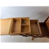 Image 3 : Wooden Sewing Storage Kit 17" Tall x 17" Long x 8.5" Wide