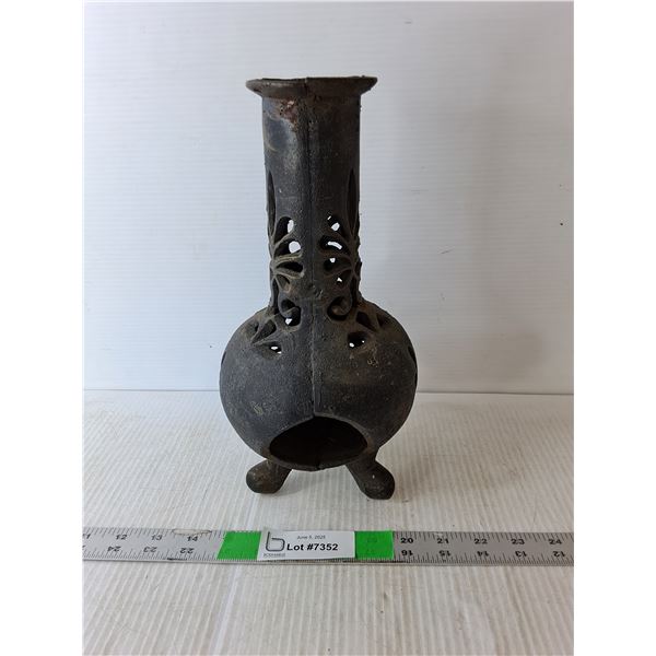 Metal Incense Burner 12" Tall