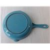 Image 2 : Blue Enamel Cast Iron Pan 13.5" Long