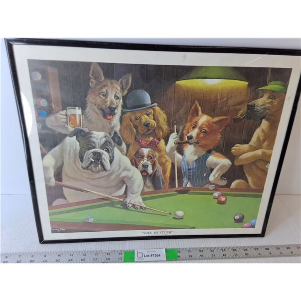 "The Hustler" Framed Artwork by Arthur Sarnoff