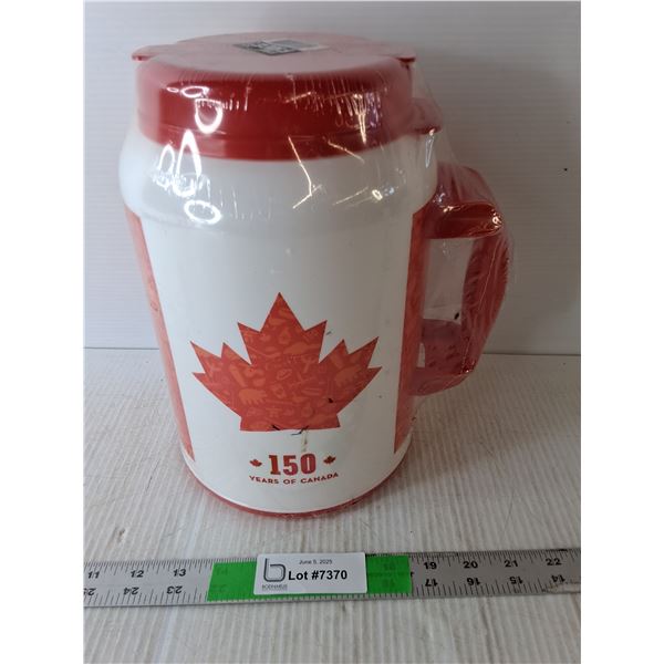 Canada 150 Plastic Mug 10.5" Tall, Sealed