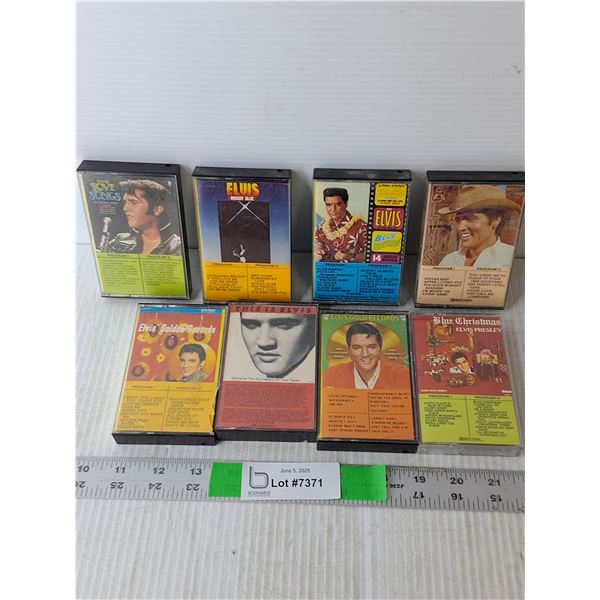 (8) Elvis Presley Cassettes