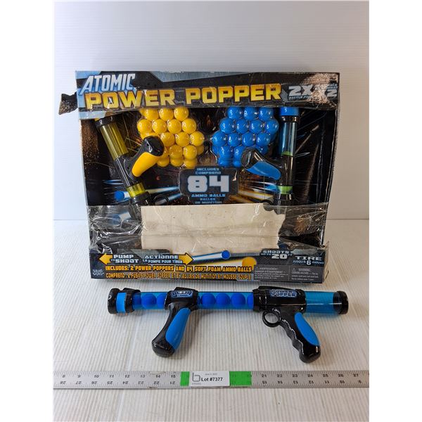 Atomic Power Popper Game with (3) Guns