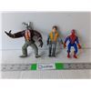 Image 1 : (3) Movie Figurines- Spider-Man, Ghostbusters, The Tick