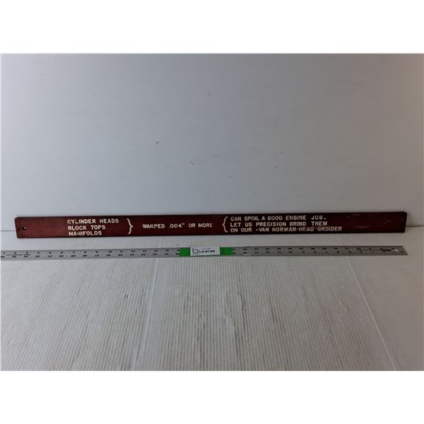 Metal Straight Edge 36" Long, Cannot Ship