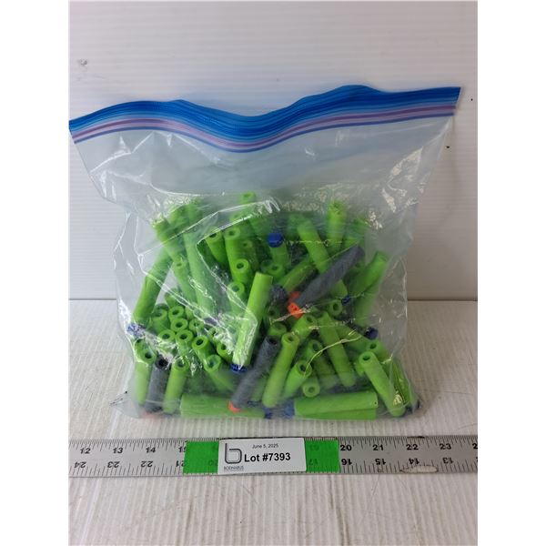 Bag of 3" Foam Toy Darts/Bullets