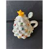 Image 2 : Ceramic Christmas Tree Sugar Bowl