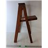 Image 1 : Decorative Wooden Step Ladder  -  Pick Up