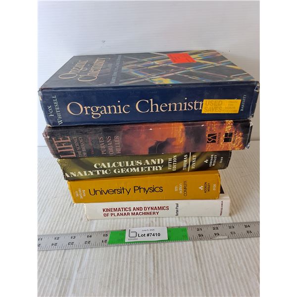 (5) Vintage University Math/Science Textbooks