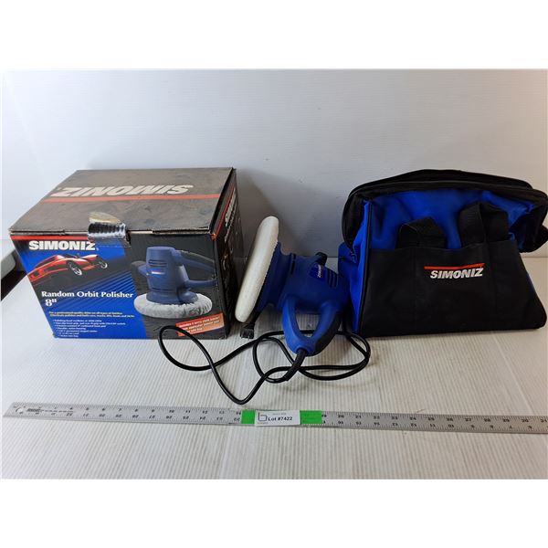 Simoniz 8" Random Orbit Polisher, Powers On