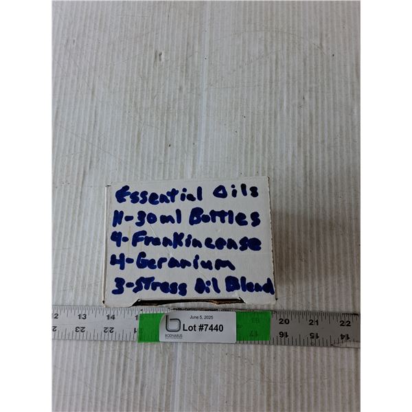 Lot of 10mL Essential Oils- Frankincense, Geranium, Stress Blend