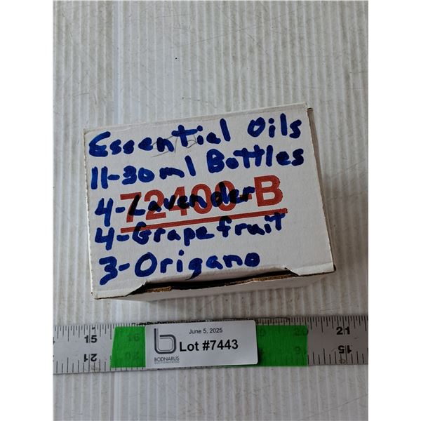 Lot of 10 mL Essential Oils-Lavendar, Grapefruit, Oregano