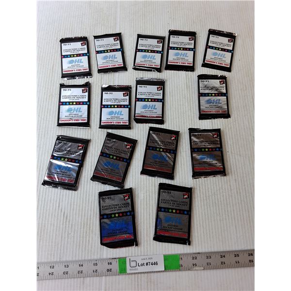 (15) Sets of OHL Hockey Cards- 1990-91, Sealed