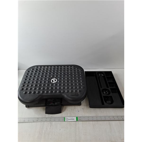 Mind Reader Foot Rest and Cash Tray