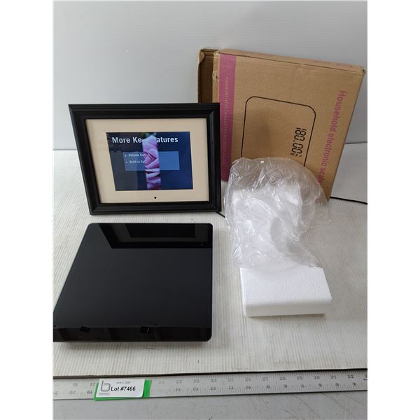 Digital Picture Frame and Household Scale