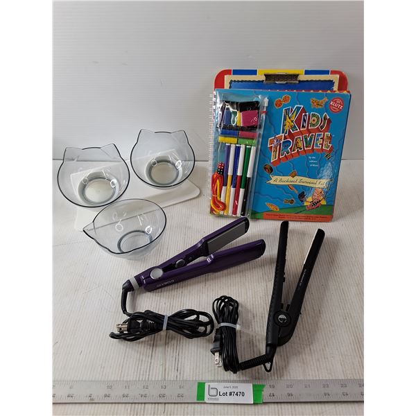 Strighteners, Childrens Activity Book and Pet Dishes