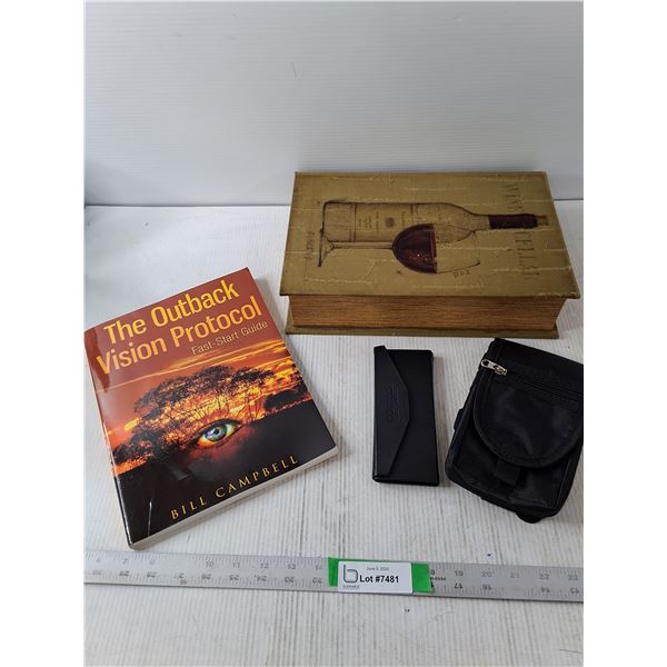 Outback Book, Book that is a Box and (2) Cases