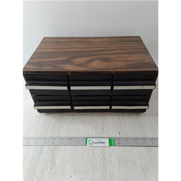 (6) Drawer Cassette Cabinet with Cassettes