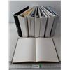 Image 1 : Assorted 3 Ring Binders & Blank Hard Cover Notebook