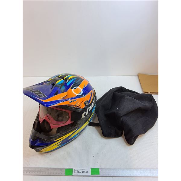HJC Motocross Helmet (size medium)Gloves, and Fox Shirt
