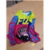 Image 5 : HJC Motocross Helmet (size medium)Gloves, and Fox Shirt