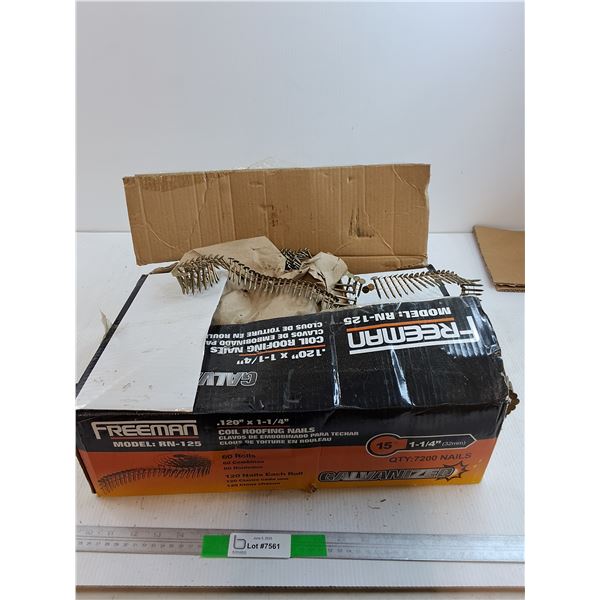 Freeman 1-1/4 Roofing Nails - CANNOT SHIP