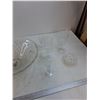 Image 2 : Clear Glass Cups,Dishes, Punch Bowl