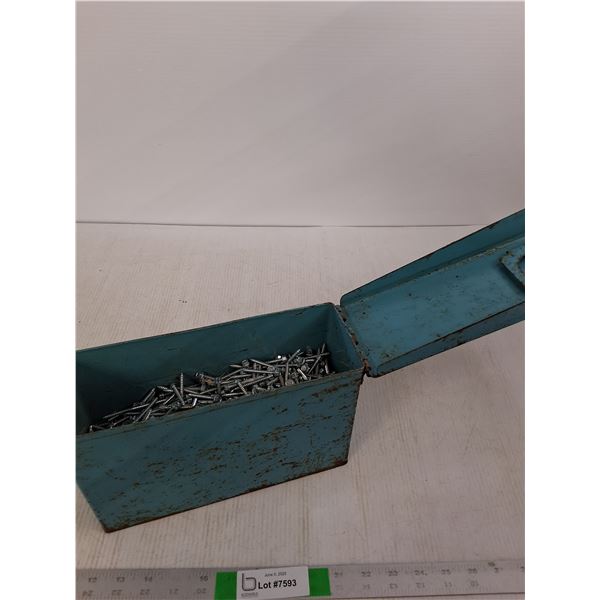 Ammo Can with 1-1/2 Roofing Screws
