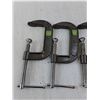 Image 3 : (4) 4 Inch C Clamps